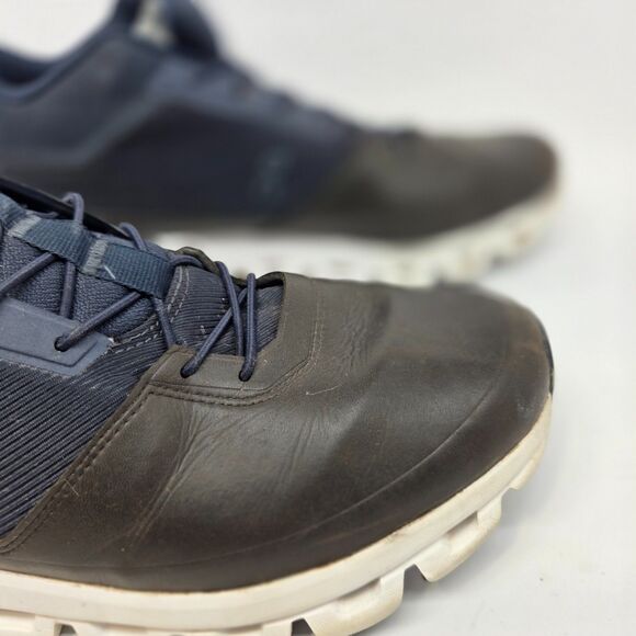On Cloud Hi Mens Navy And Broen Running Sneakers Size US 11.5   EUR 46 main image 7
